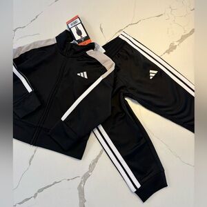 NWT Adidas Kids 2T two piece track suit